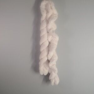 Claire's Scarf Springy Coiled Soft Cream Scarf Springy Flexible Coil Coiled
